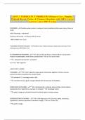 ADULT EMERGENCY PROBLEMS (Primary Care, Dunphy, Winland-Brown, Porter, & Thomas) Questions with 100% Correct Answers Latest 2024 Version