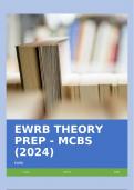 EWRB THEORY PREP - MCBS (2024)