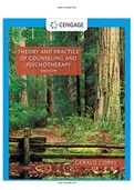 Theory and Practice of Counseling and Psychotherapy 10th Edition Test Bank Corey