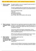  NSG 223 MED SURG 2 exam 1 with Verified Answers Graded A+