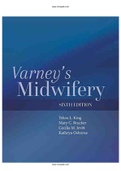 Varney’s Midwifery 6th Edition King Test Bank