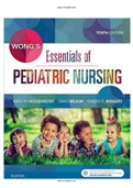 Wongs Essentials Of Pediatric Nursing 10th Edition Hockenberry Test Bank