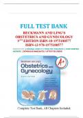 Test Bank For Beckmann and Ling's Obstetrics and Gynecology 9th Edition By Robert Casanova All Chapters 1-50| LATSET A+