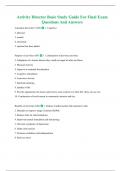 Activity Director Basic Study Guide For Final Exam Questions And Answers