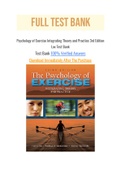 Psychology of Exercise Integrating Theory and Practice 3rd Edition Lox Test Bank