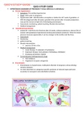 Exam (elaborations) NURSING 306 - OB QUIZ 6 STUDY GUIDE. NURSING 306 - OB QUIZ 6 STUDY GUIDE/NURSING 306 - OB QUIZ 6 STUDY GUIDE. HYPERTENSIVE DISORDERS OF PREGNANCY- (Know the difference in definitions) o Chronic hypertension Symptoms: Pre-existing hyper