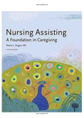 Nursing Assisting A Foundation in Caregiving 5th Edition Dugan Test Bank