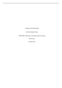 NURS 6003 Week 1 Assignment_ Academic Success and Professional Development Plan Part 1_ Developing an Academic and Professional Network