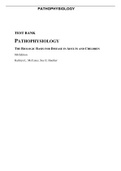 Exam (elaborations) TEST BANK PATHOPHYSIOLOGY THE BIOLOGIC BASIS FOR DISEASE IN ADULTS AND CHILDREN 8th Edition, A guide. TEST BANKPATHOPHYSIOLOGYTHE BIOLOGIC BASIS FOR DISEASE IN ADULTS AND CHILDREN8th EditionKathryn L. McCance, Sue E. Huether 2ContentsC