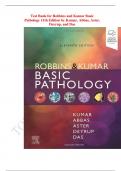 Test Bank for Robbins and Kumar Basic Pathology 11th Edition by Kumar, Abbas, Aster, Deyrup, and Das (STUVIA)