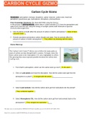  BIOL 2117L Carbon Cycle Gizmo 2021