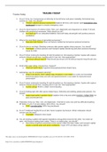 Exam (elaborations) TRAUMA_ FISDAP Questions with Answers Provided Complete Exam 1. 53 yo F hit by car. Unresponsive w/ deformity to the left femur and pelvic instability. Diminished lung sounds on L side. You should? o *Perform detailed physical assessme