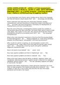 LETRS COMPILATION OF:  LETRS 1-4 Final assessment | LETRS Module 6 Midterm | LETRS & LANG. ARTS MIDTERM |  MIDTERM UNIT 1 & 2 LETRS Program | Teaching Reading Final | Midterm LETRS/teaching struggling readers