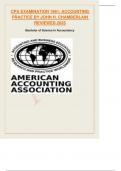 CPA EXAMINATION 1961: ACCOUNTING PRACTICE BY JOHN H. CHAMBERLAIN REVIEWED 2025 Bachelor of Science In Accountancy 