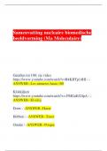 Samenvatting nucleaire biomedische beeldvorming (Ma Moleculaire)