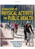 Foundations of Physical Activity and Public Health 2nd Edition Kohl Test Bank