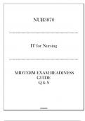 (Keiser) NUR3870 IT in Nursing - Midterm Exam Readiness Guide 2024