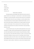 Essay ASTR 394 (ATR394) - Reflection on Mauna Kea