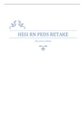 HESI RN PEDS RETAKE