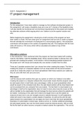 Unit 9 IT Project Management Assignment 2