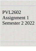 PVL2602 Assignment 1 Semester 2 2022