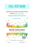 Health Informatics 2nd Edition Nelson Staggers Test Bank