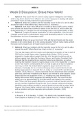 Other HIST 410N Week 8 Discussion: Brave New World (Option 2: What New Problems Did the Iraqi War Cause) Option 1:Why wasn’t the U.S. and its vastly superior intelligence and military able to stop these attacks? How effective are current measures in deali