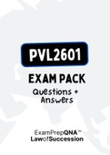 PVL2602 - EXAM PACK (2022)