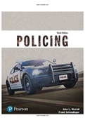 Policing 3rd Edition Worrall Test Bank