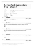 Walden University NURS 6002/NURS 6002 WEEK 3 QUIZ.