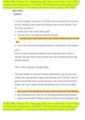 NURS 4803 Chapter 07: Managing Self: Stress and Time Yoder-Wise: Leading and Managing in Nursing, 7th Edition Exam Questions and Answers Graded A+ Guaranteed Success Latest Update 2022/2023