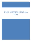 HESI RN MEDICAL SURGICAL  EXAM