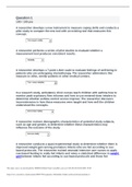 Assignment 3 Reliability & Validity in Research Instruments well answersed