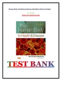 Human Body in Health and Disease 6th Edition Patton Test Bank