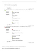 NRNP 6531 Week 5 Knowledge Check; Cardiovascular and Respiratory Conditions