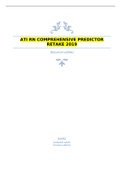 ATI RN COMPREHENSIVE PREDICTOR RETAKE 2019