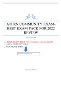 ATI RN COMMUNITY EXAM