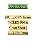 NCLEX PN Exam NCLEX PN & Cram Sheet | NCLEX Exam