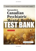 Varcarolis’s Canadian Psychiatric Mental Health Nursing 2nd Edition Halter Test Bank |Complete Guide A+|1 - 35 Chapter |ISBN-13 : ‎9781771721400