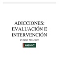 Apuntes Adicciones Master UEMC psicologia