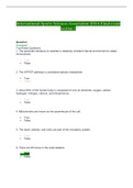 International Sports Sciences Association |ISSA Final exam section 1 ALL ANSWERS 100% CORRECT SOLUTION FALL 2021 SOLUTION AID GRADE A+