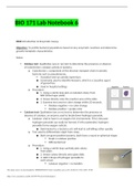 BIO 171- MicrobiologyLab_6_N questions and answers latest 2023  2024 (verified answers)