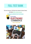 Electronic Commerce 12th Edition Gary Schneider Solutions Manual