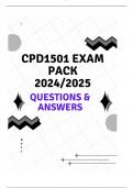 CPD1501 EXAM PACK 2024/2025