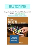 Managing Marketing in the 21st Century 4th Edition Capon Test Bank