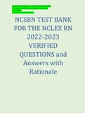 NCLEX RN ACTUAL EXAM TEST BANK OF REAL QUESTIONS & ANSWERS NCLEX 2022