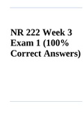 NR 222/NR 222 Exam 1 (Latest 2022;2023) Health and Wellness-All Answers Correct