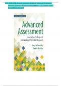 TEST BANK FOR Advanced Assessment Interpreting Findings and Formulating Differential Diagnoses 4th Edition Goolsby Chapters 1 - 22 | Complete Guide | Revised Edition 2024-2025|Graded A+