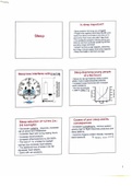 Neurobiology N110 Sleep Lecture Slides