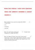 PCNSA 2024 MODULE 1 EXAM WITH QUESTIONS WHICH ARE CORRECTLY ANSWERED